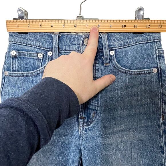 Madewell Perfect Vintage Jeans Women’s Size 23 Belbury Wash High Rise Tencel - Picture 11 of 13
